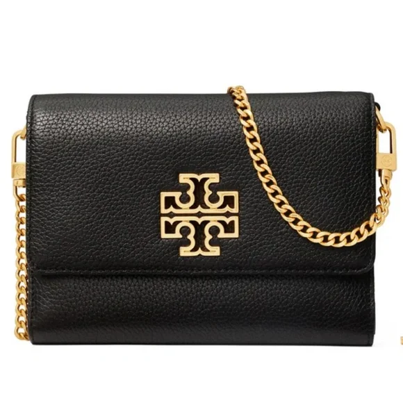 Theory O0105624DKH 関税送料込 Britten Chain Wallet Tory Burch Crossbody Bags